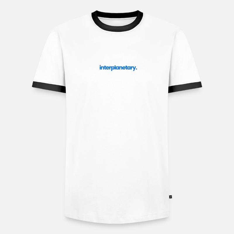 Interplanetary Blue Men's Ringer Shirt
