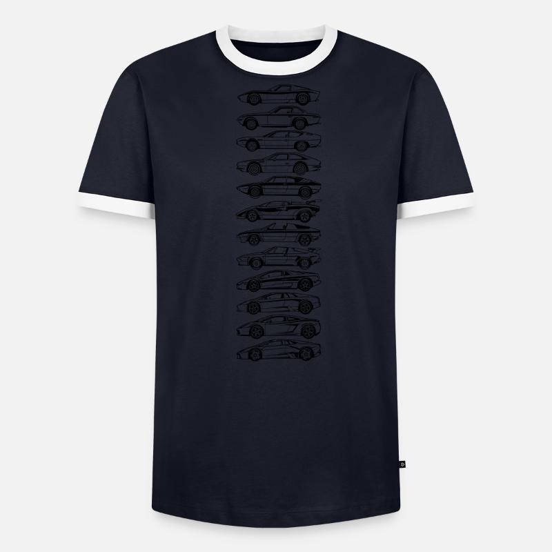 Evolution Black Lambo T-shirt contrasté Homme