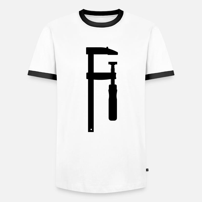 Couleur de vecteur d'outil de serrage à vis sélectionnable T-shirt contrasté Homme