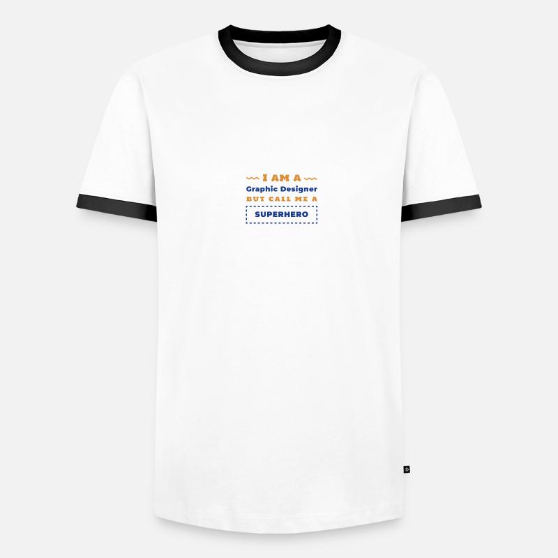 I am a Graphic Designer Men's Ringer Shirt