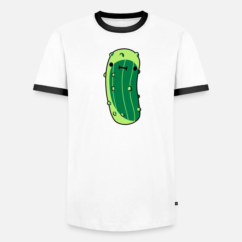 petit concombre avec T-shirt contrasté Homme