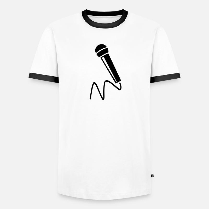 microtechnique T-shirt contrasté Homme