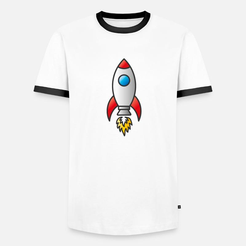 Fusée spatiale T-shirt contrasté Homme