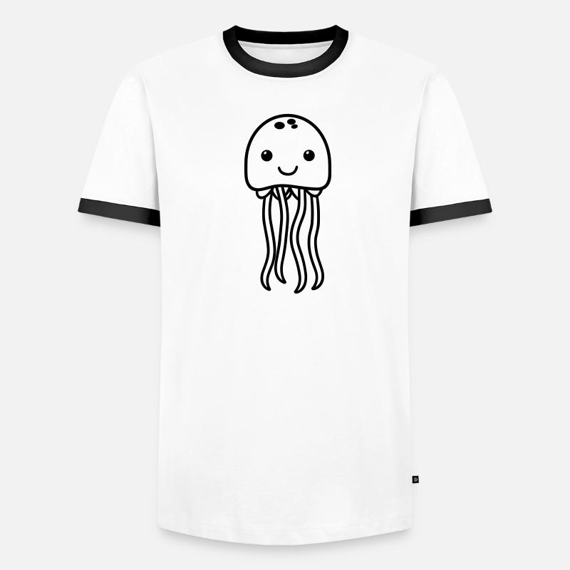 Méduse T-shirt contrasté Homme