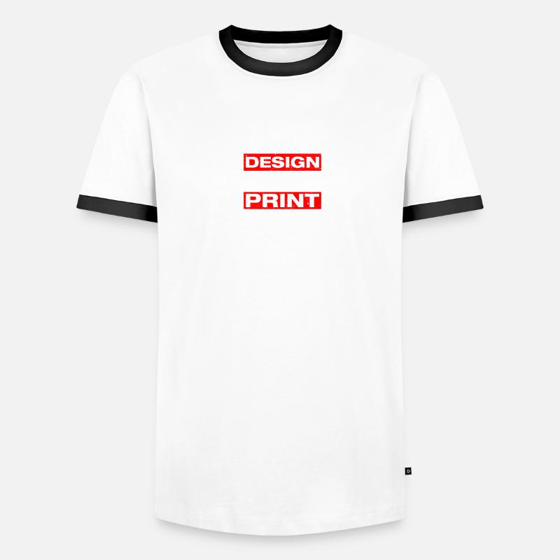 Impression de tranches de design Imprimante 3D Impression 3D T-shirt contrasté Homme