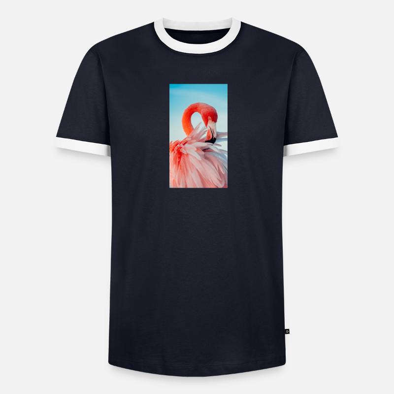 Flamingo Collection T-shirt contrasté Homme