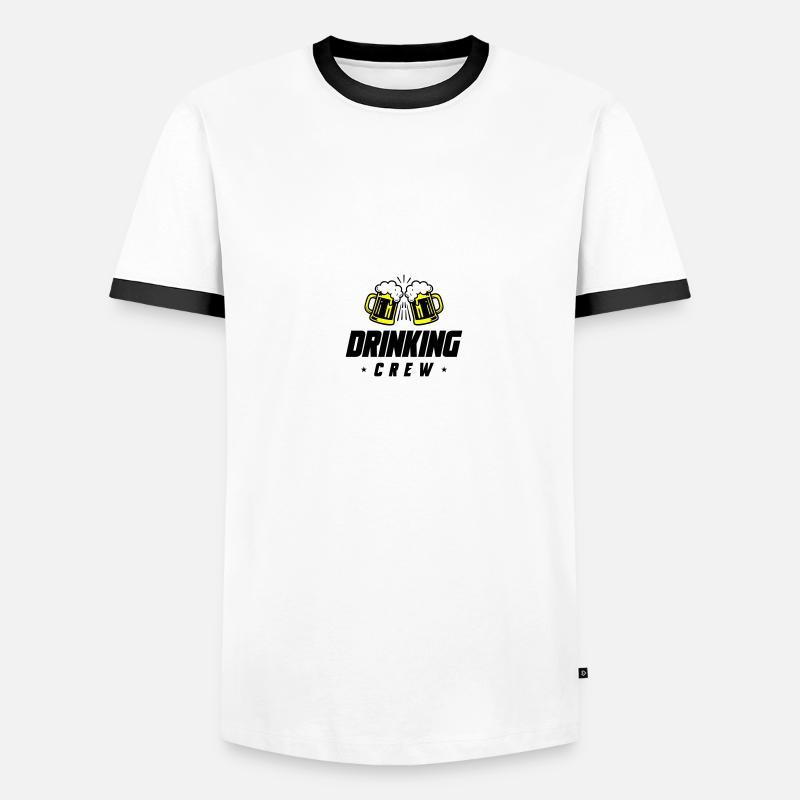 Drinking Crew Beer Men's Ringer Shirt