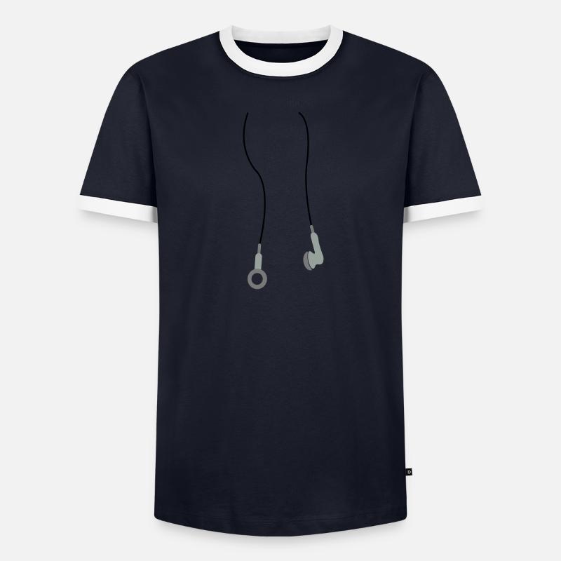 kopfhoerer3 T-shirt contrasté Homme