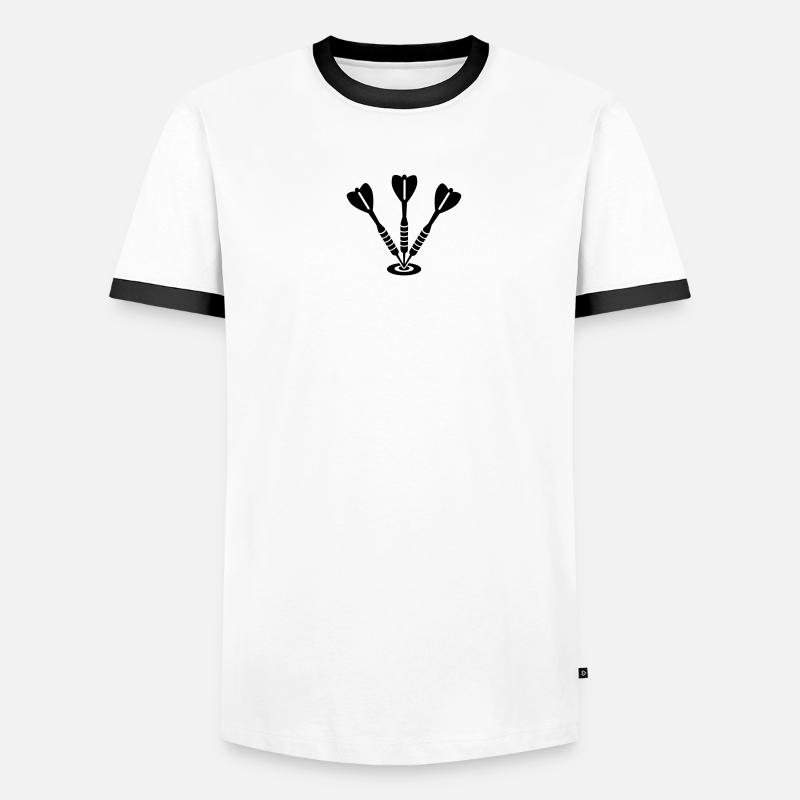 Darts Männer Kontrast-T-Shirt