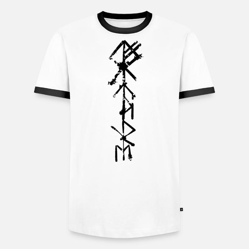 Celtic Ireland Celtic Knot Pattern Tree Men's Ringer Shirt