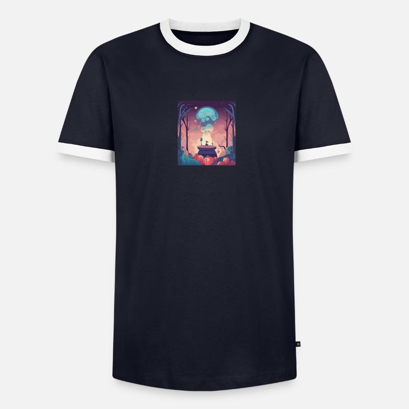 Sunset/explosion Men's Ringer Shirt