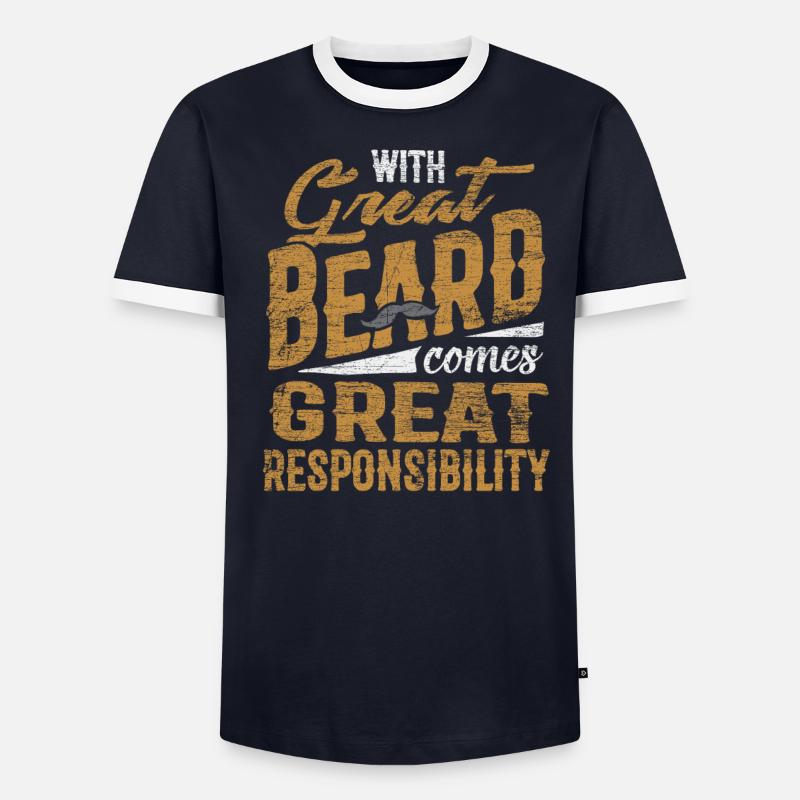 beard Men's Ringer Shirt