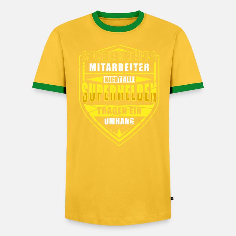Security Sicherheitsmitarbeiter Arbeit Geschenk - Männer Kontrast-T-Shirt - undefined