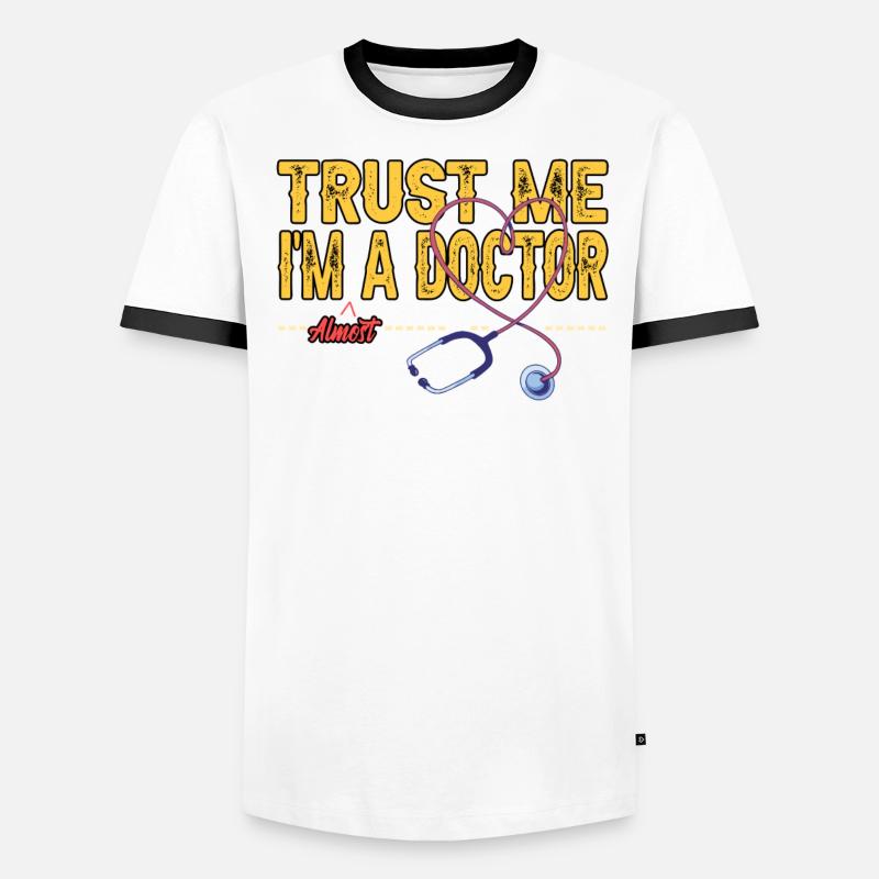 Doctor General Practitioner Funny Gift Men's Ringer Shirt
