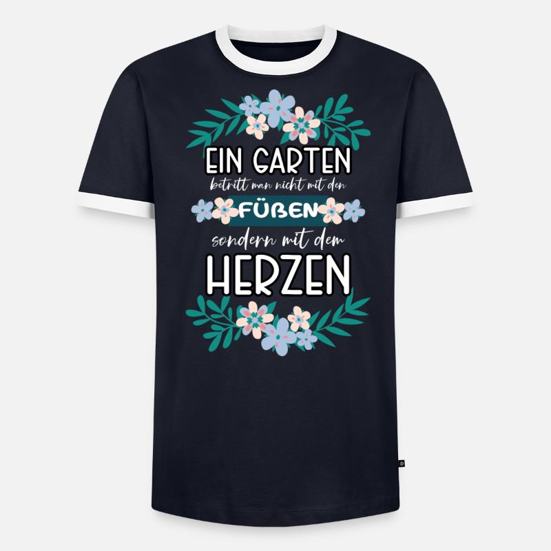 Garten Gärtner Männer Kontrast-T-Shirt