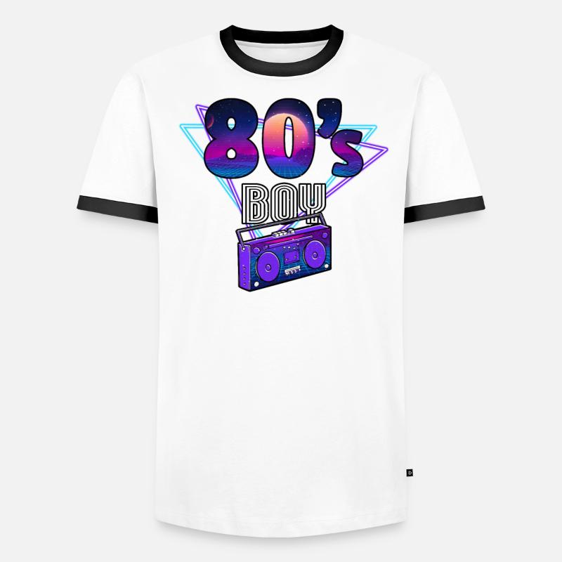 80s 80s Men Men's Ringer Shirt