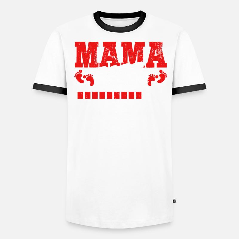 Werdende Mama 2023 Loading Männer Kontrast-T-Shirt