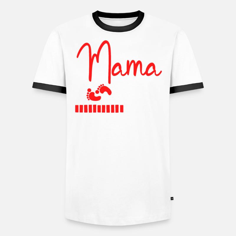 Werdende Mama 2023 Loading Männer Kontrast-T-Shirt