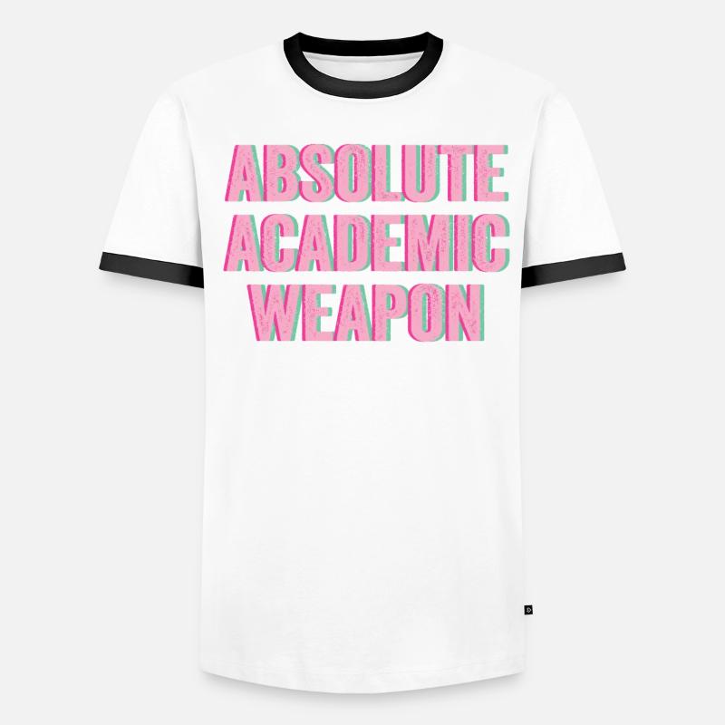 Students Absolute Academic Weapon Men's Ringer Shirt