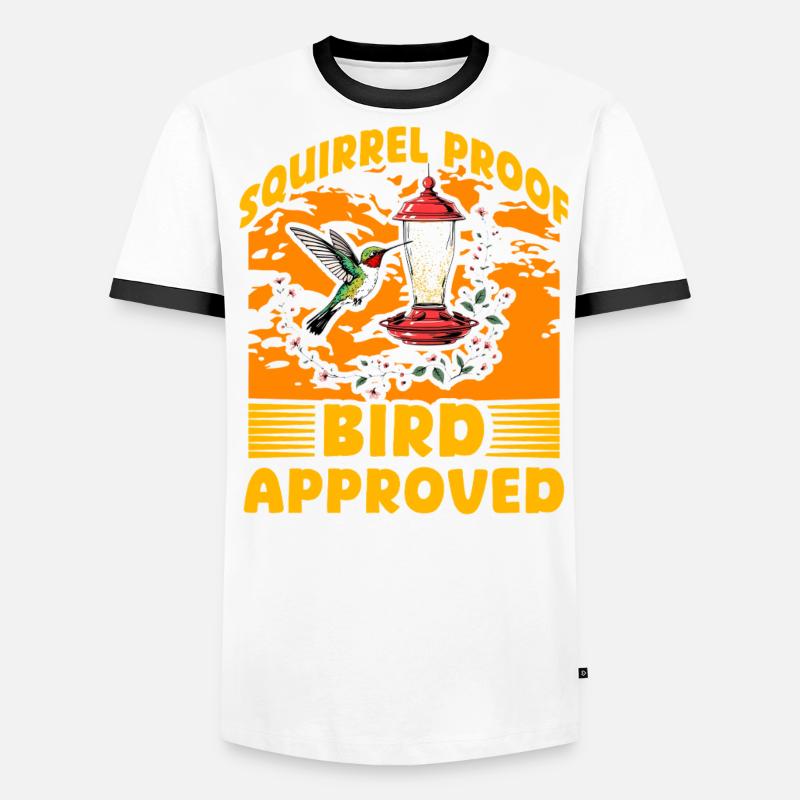 Squirrel proof Bird approved Men's Ringer Shirt