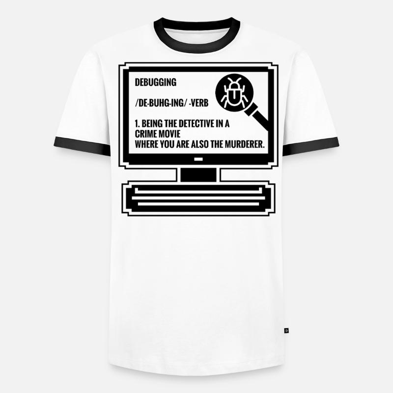 Debugging Men's Ringer Shirt