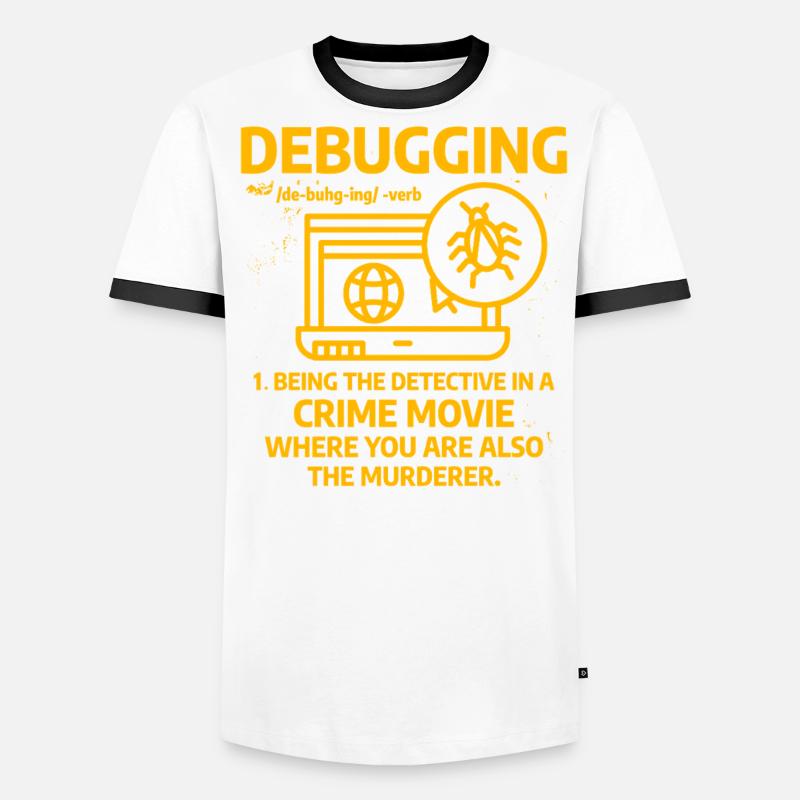 Debugging Men's Ringer Shirt