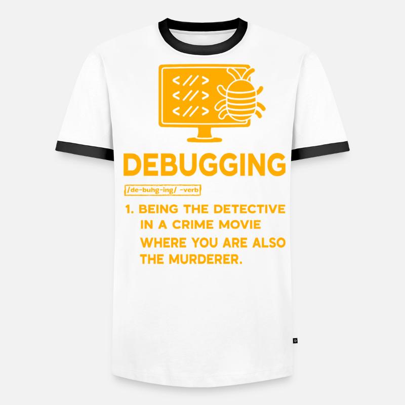 Debuggen Männer Kontrast-T-Shirt