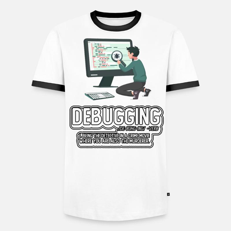 Debugging Men's Ringer Shirt