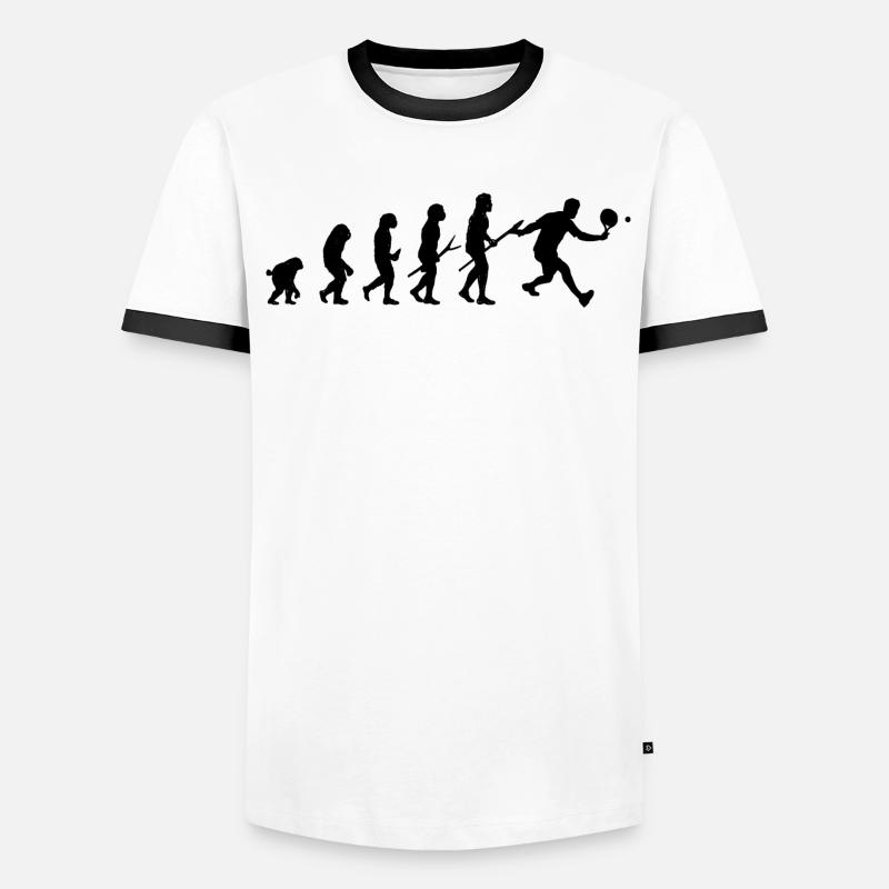 Padel Evolution Gift Funny Man Men's Ringer Shirt
