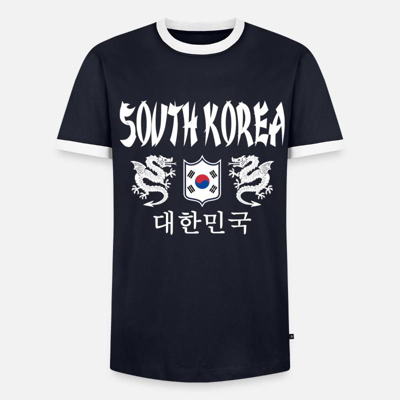 Corée du Sud T-shirt contrasté Homme