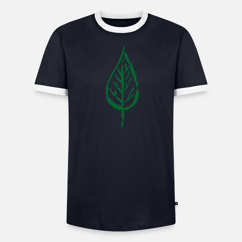 Feuille T-shirt contrasté Homme