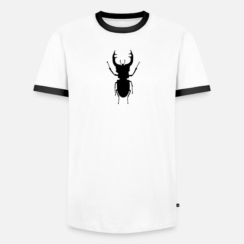 stag- beetle_c1 Men's Ringer Shirt