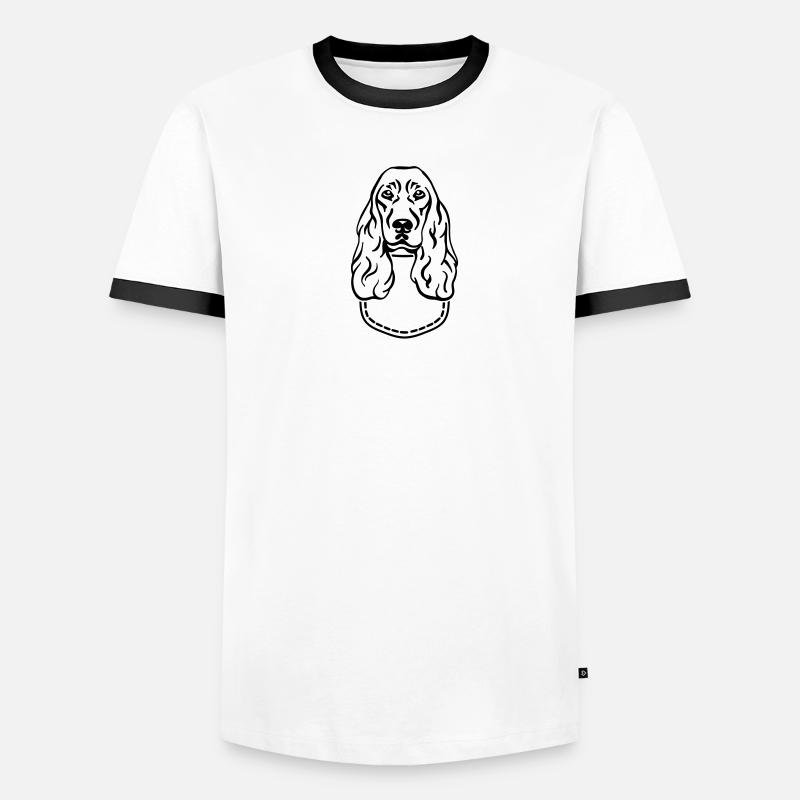 Cocker Spaniel Men's Ringer Shirt