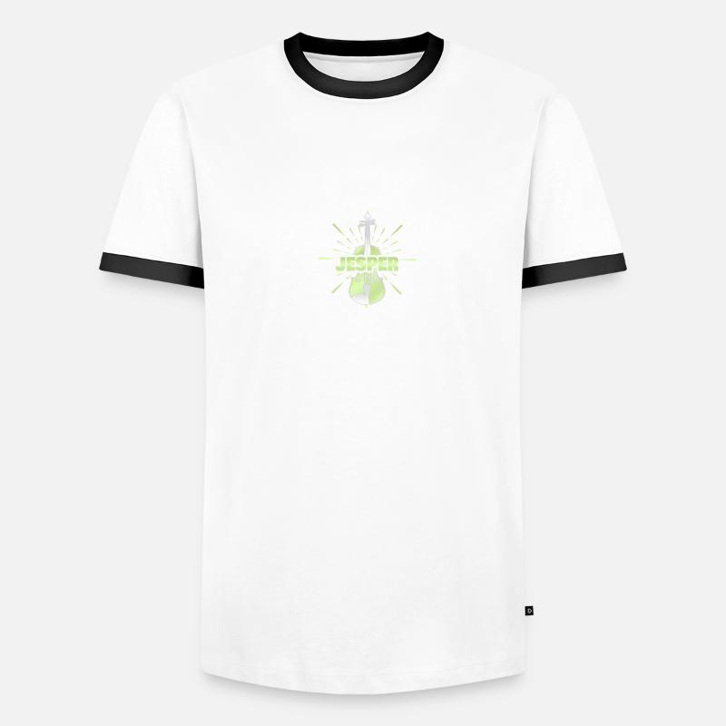Jesper as a string instrument Men's Ringer Shirt