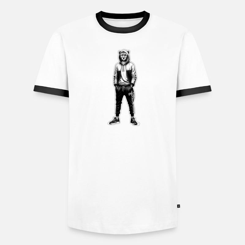 Herbert Léopard T-shirt contrasté Homme