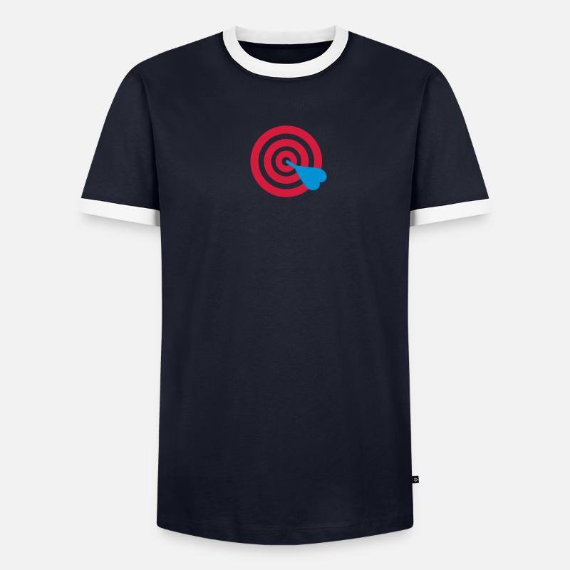 Jeu de fléchettes T-shirt contrasté Homme