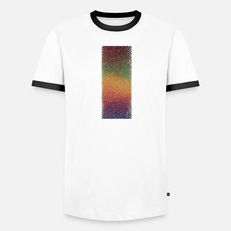 Braille graphics Men's Ringer Shirt