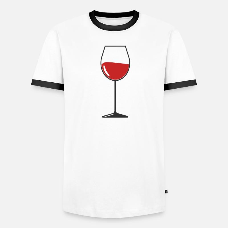 Dans Vino Veritas T-shirt contrasté Homme