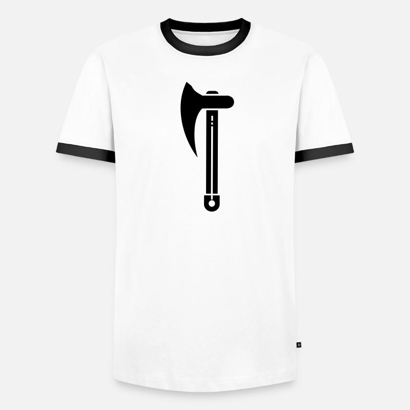 Axt Männer Kontrast-T-Shirt