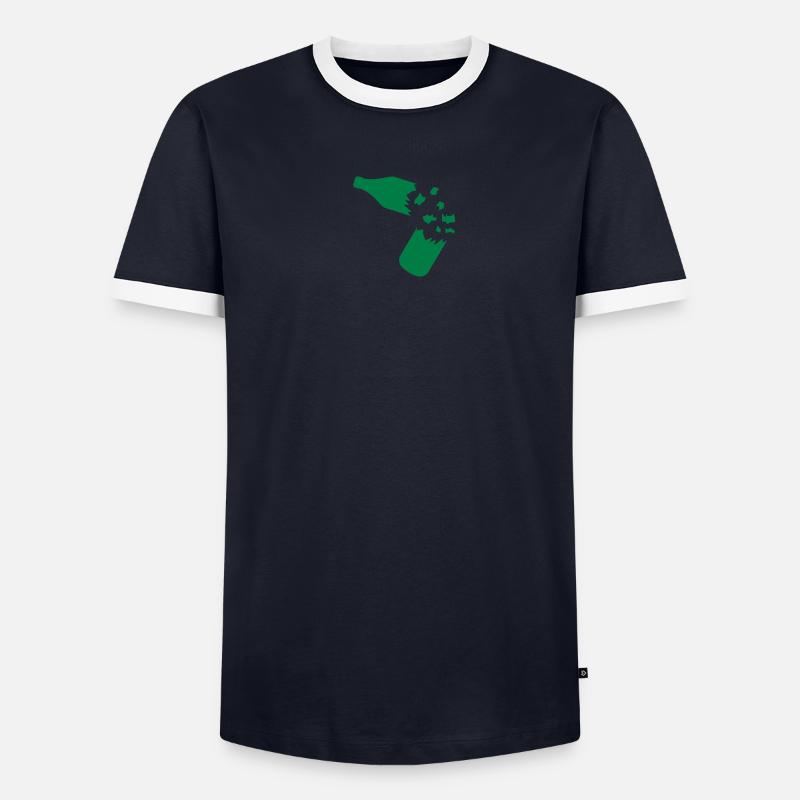 broken_bottle T-shirt contrasté Homme