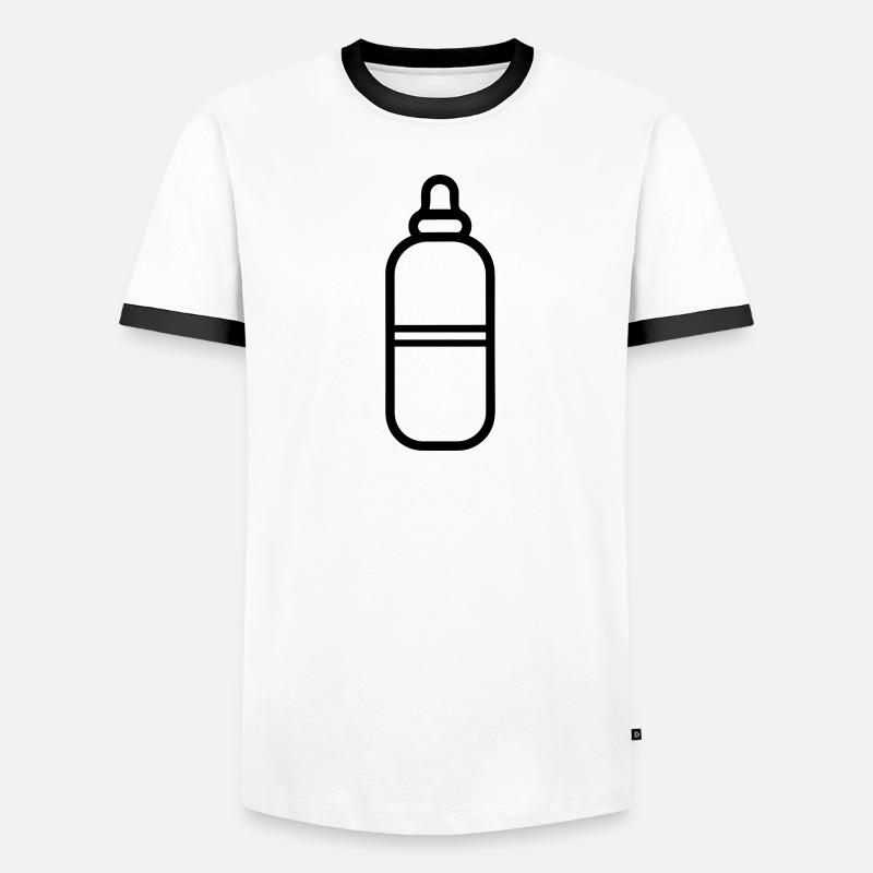 biberon T-shirt contrasté Homme