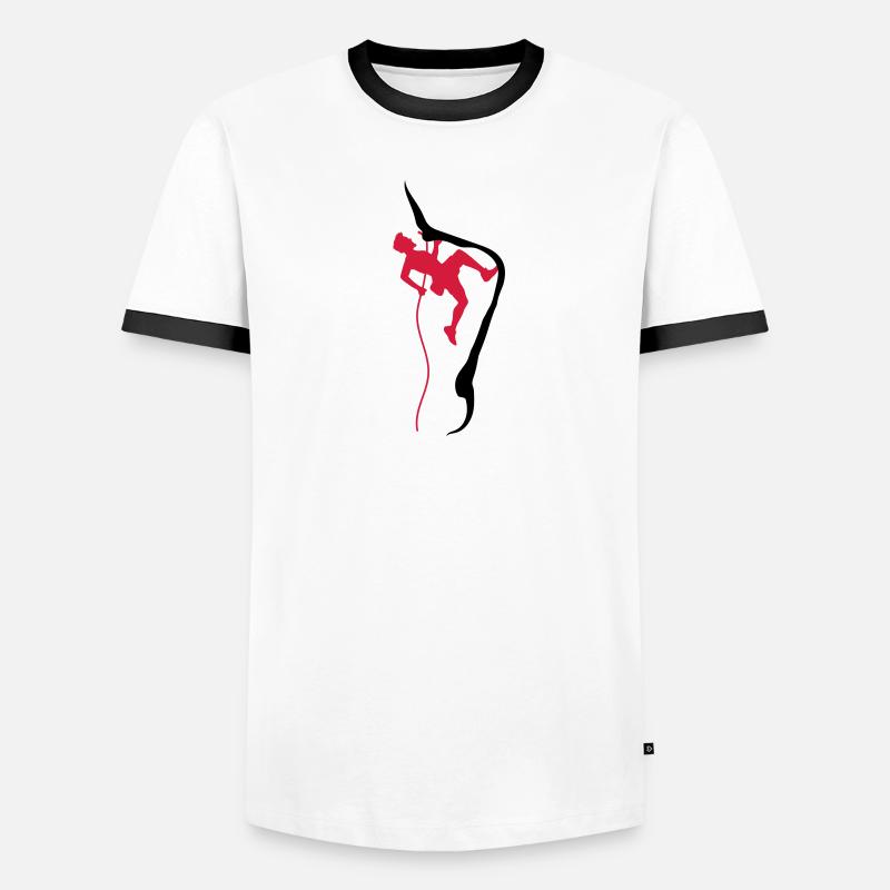 Climbing rope climber Men's Ringer Shirt