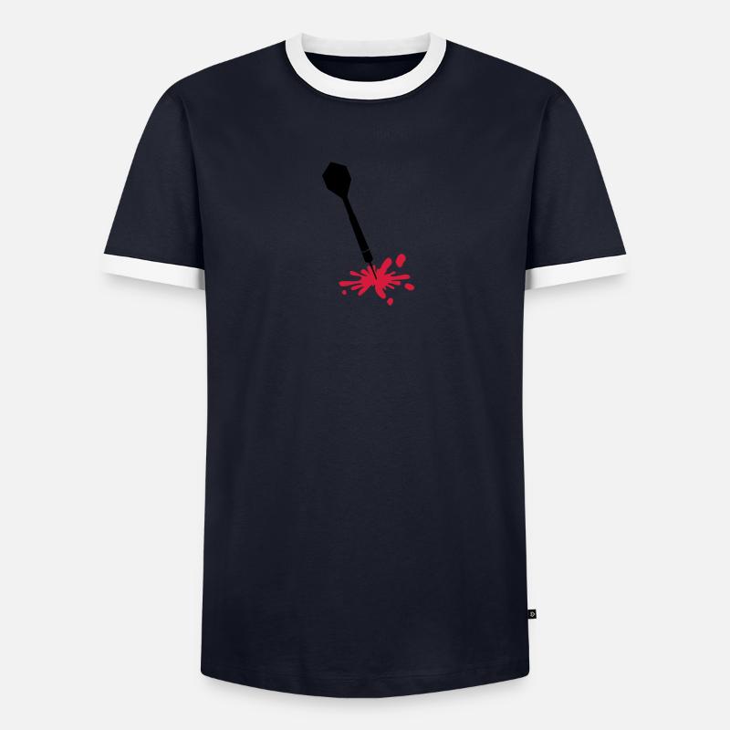 Darts Wound Men's Ringer Shirt
