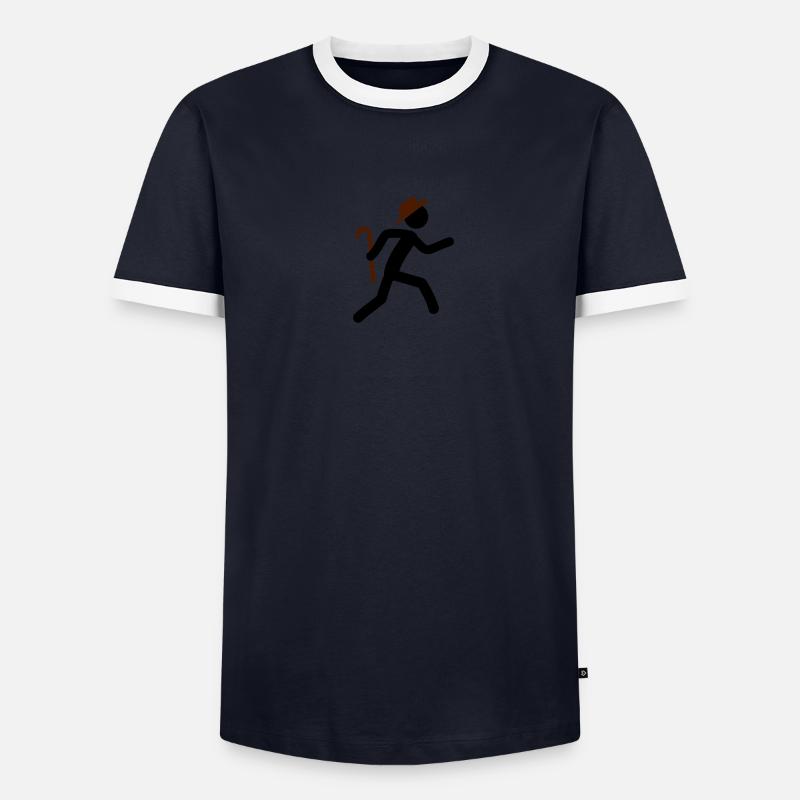 Fast Old Man T-shirt contrasté Homme