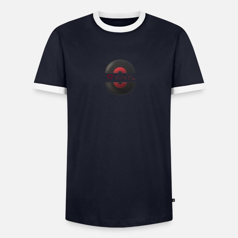 Vinyle T-shirt contrasté Homme