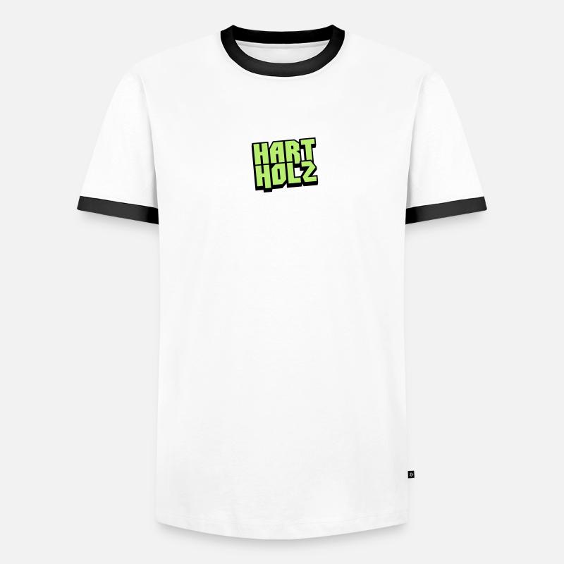 HARTHOLZ Logo Männer Kontrast-T-Shirt