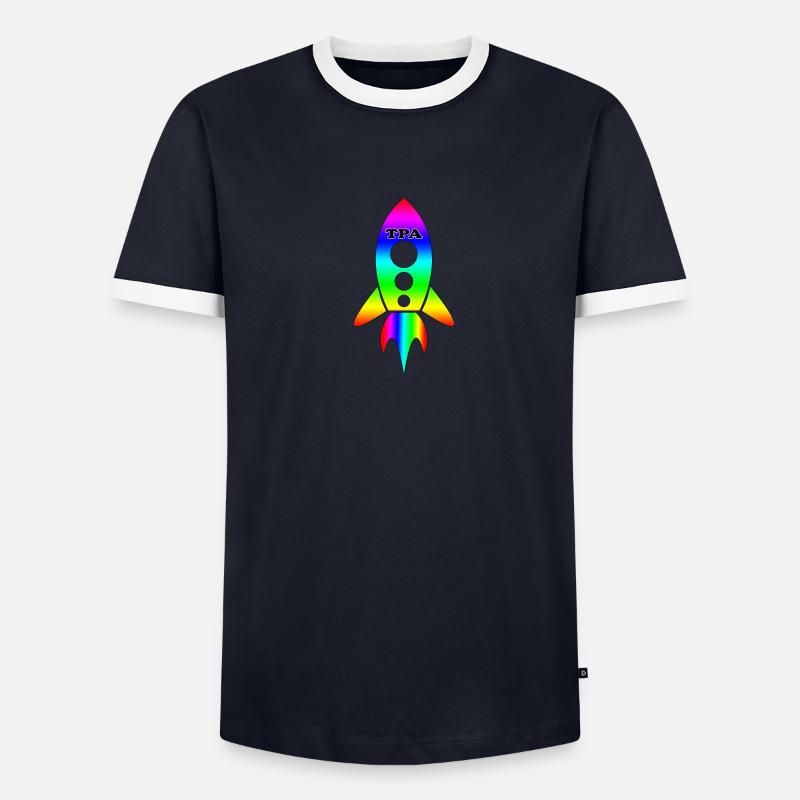 Fusée T-shirt contrasté Homme