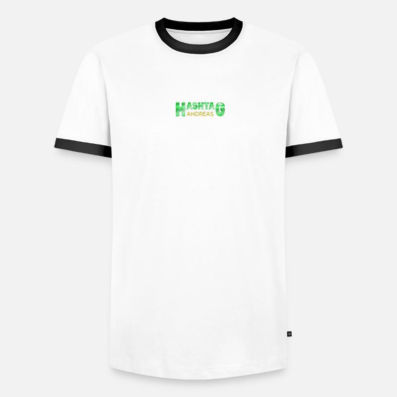 First name Andreas Men's Ringer Shirt