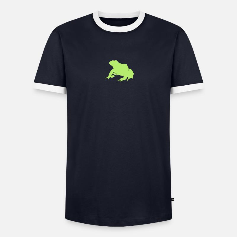 Kröte Männer Kontrast-T-Shirt