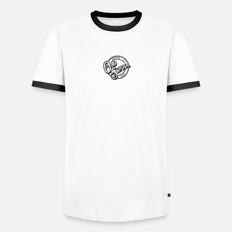 Alte Schule Männer Kontrast-T-Shirt